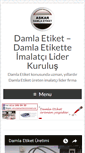 Mobile Screenshot of damla-etiket.com
